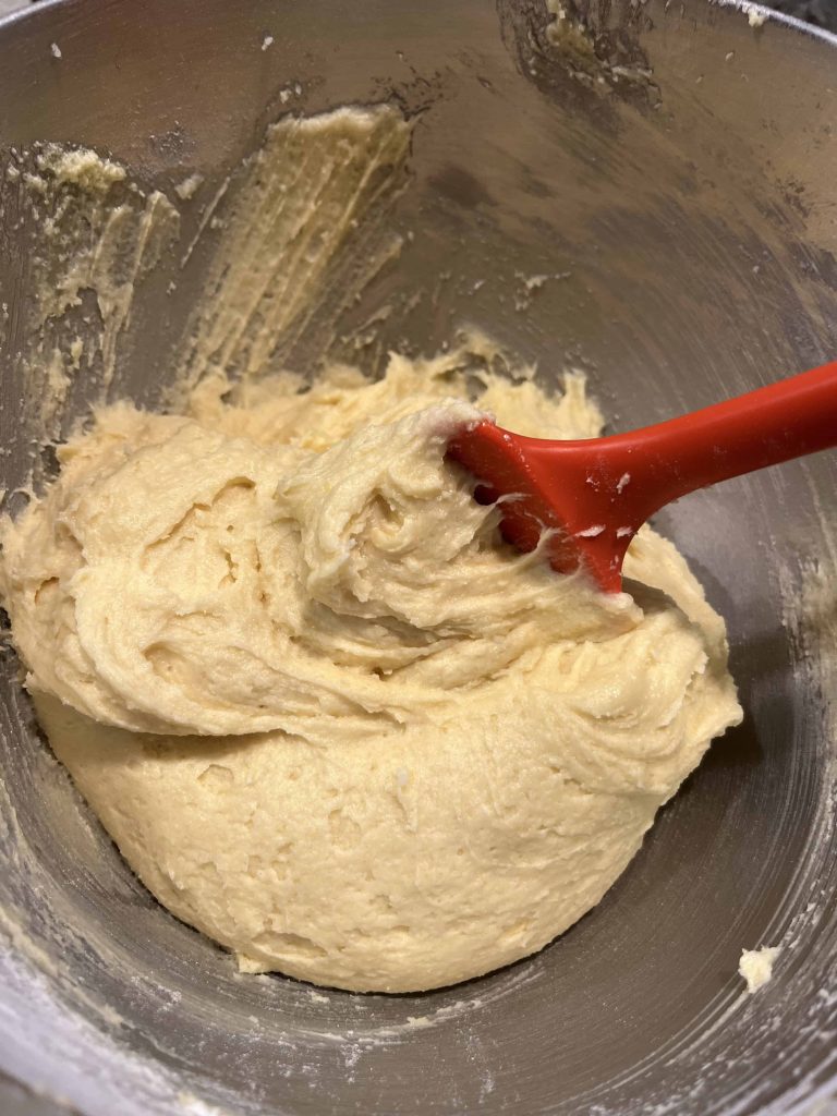 Cherry Holiday Square batter.